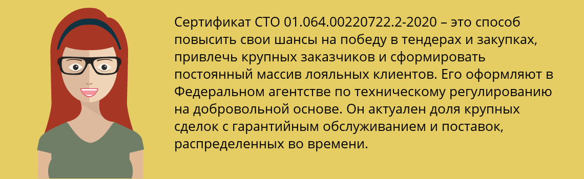 Получить сертификат СТО 01.064.00220722.2-2020 в Железнодорожный